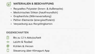 Klimagurt (LITE)